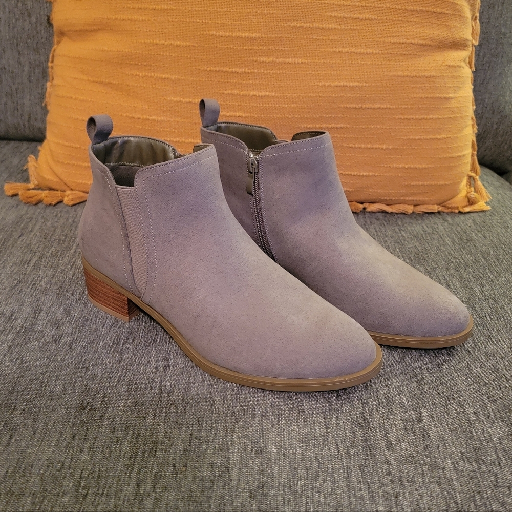 Torrid Gray Ankle Booties